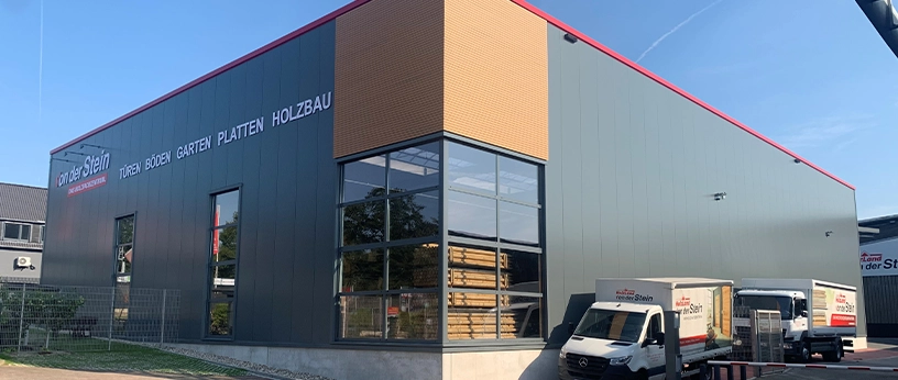 Neue, isolierte Halle direkt an Standort in der Frillendorfer Straße.